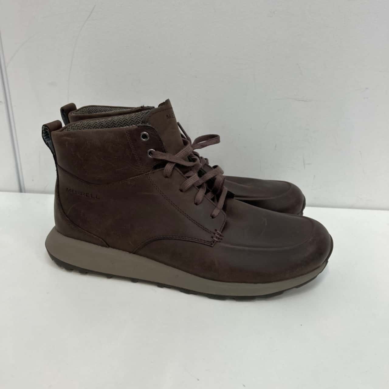 merrell brown leather boots