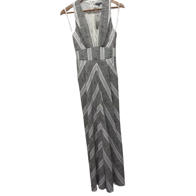 Sheike Womens  Size 6 Sleeveless Dress  Black  / Striped / White 