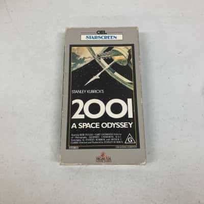 Vintage Stanley Kubrick’s 2001 A Space Odyssey VHS