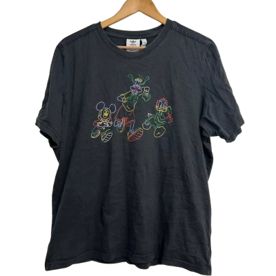 Adidas x Disney Mens Size L Black T-Shirt
