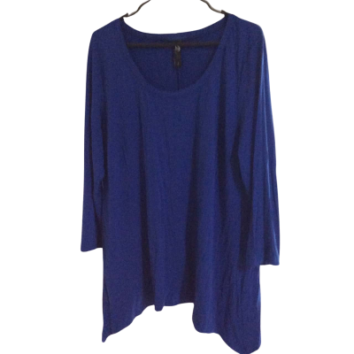 TS Womens  Size S 3/4 Sleeve Top Blue 