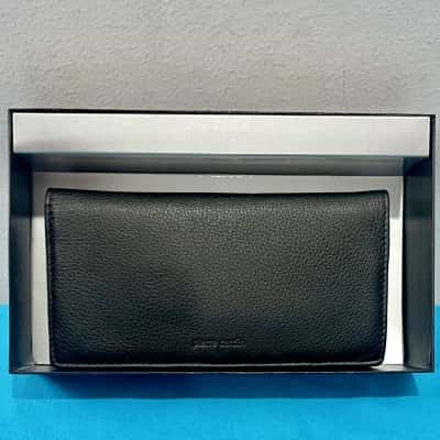 BNWOT Pierre Cardin Genuine Leather Black Wallet 