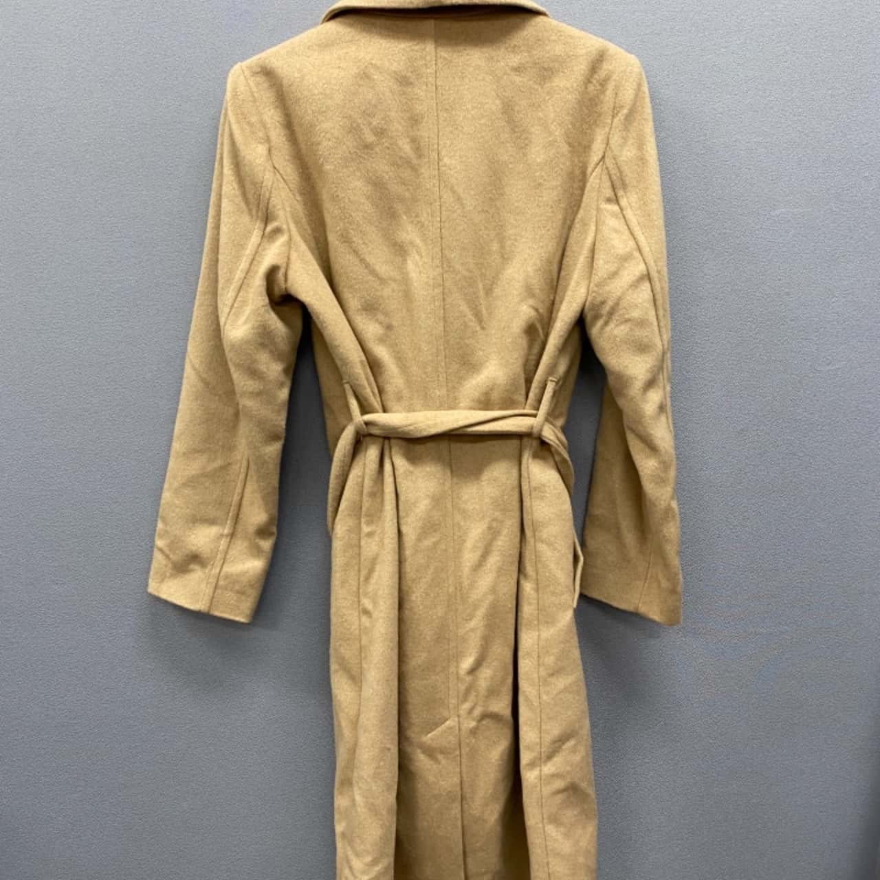 camel coat size 10