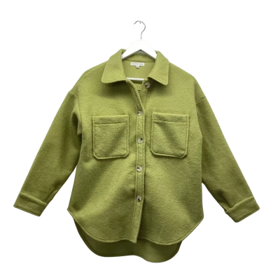 LiTTLE LiES Lime Green Textured Winter Jacket Size S/M