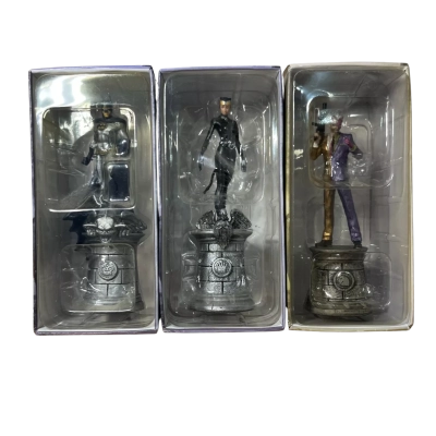 DC Comics Eaglemoss Chess Figurines-Batman, Catwoman, Joker