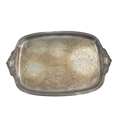 Vintage Rodd Silver Plate Serving Tray 50x33cm 