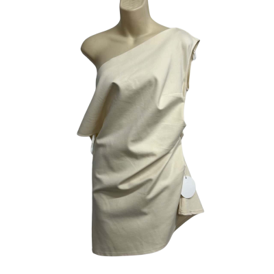 BNWT Sheike Size 16 Cream Off Shoulder Dress 