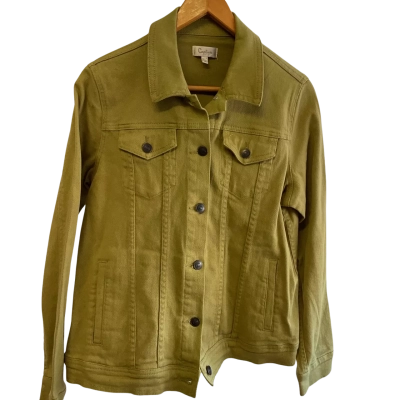 Capture Womens  Size 14 Green cotton Jacket