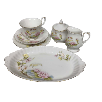 Lu Pao Fine Bone China Six Piece Set Fine Bone China - Made in Taiwan