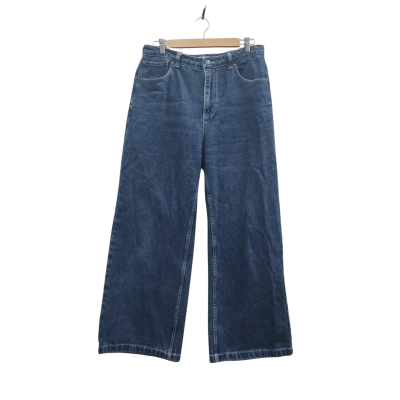 Ghanda Womens Size 12 Straight Leg Jeans Blue (3)