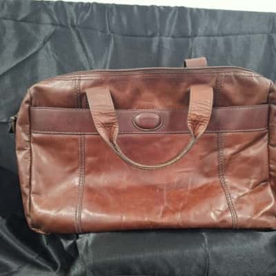 Fossil Unisex Brown laptop bag