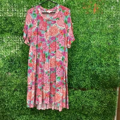 Loobies Story Womens  Size 14 Casual Dress Floral 