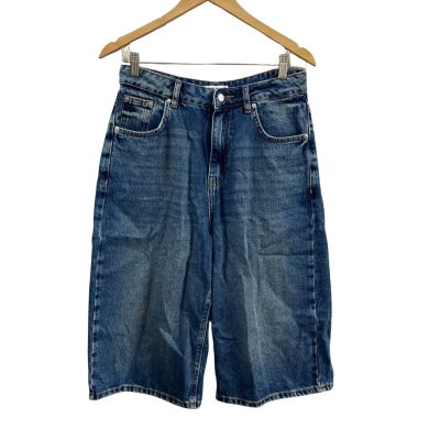 D-Luxe Womens  Size 10 Denim Longline Shorts Urban Blue