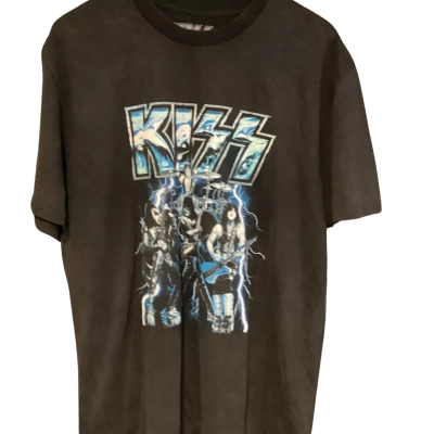  Kiss men’s T Shirt Size L Black  