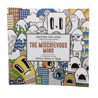 Colour in Mischievous Minds RRP $19.99. (PAPER)