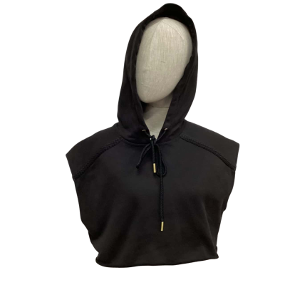 AJE Athletica Cropped Hoodie  Size 8 Black 