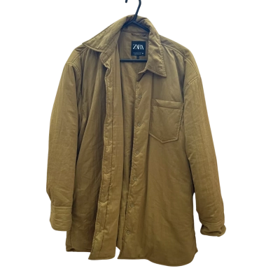 Zara Mens  Size S khaki Jacket 