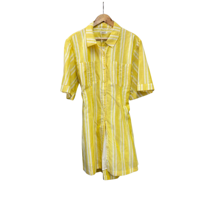 Kivari Womens  Size 12 Shirt Dress Yellow RRP $249