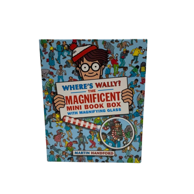 Where's Wally Mini Book Box Set with Magnifying Glass (s) - Used