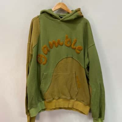  Gamble Mens  Size XS Hoodie Green / Khaki 