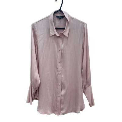 Motto Womens  Size 12 Pink Buttoned Shirt