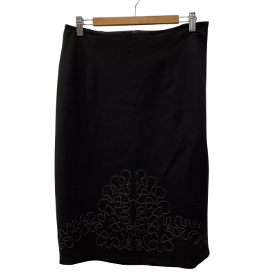 Liz Jordan Womens  Size 10 Pencil Skirt Black  