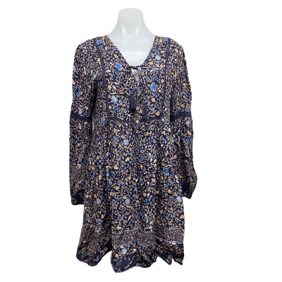 Caroline Morgan Womens  Size 10 Floral / Multicoloured / Navy Blue 