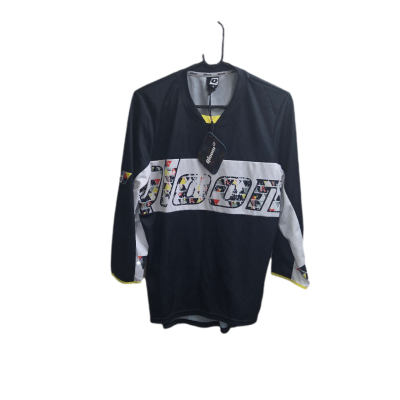 Qloom Avalon Enduro 3/4 Sleeve MTB Cycling Jersey Black Size M NWT