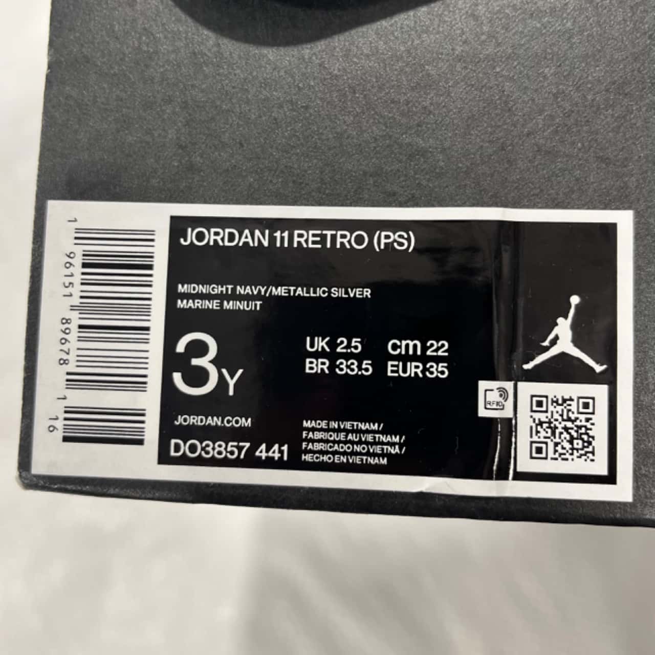 size 3 nike air jordans