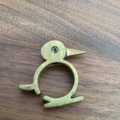 Brass Penguin - Small Napkin Ring?