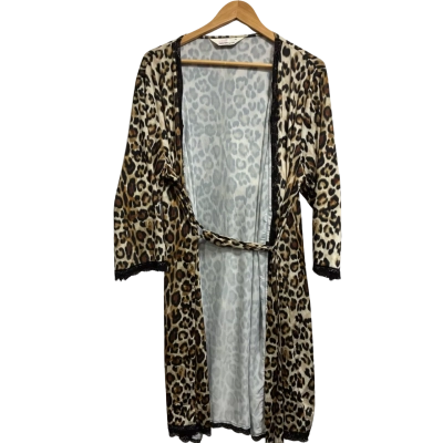 Peter Alexander Women’s Size XL Leopard Print Robe