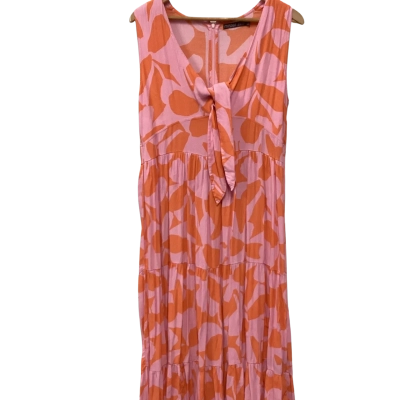 Mister Zimi Womens  Midi Dress Size 12 Orange / Pink  