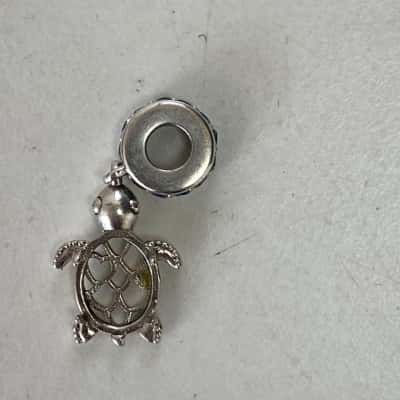 Pandora 925 Sterling Silver Turtle Charm 