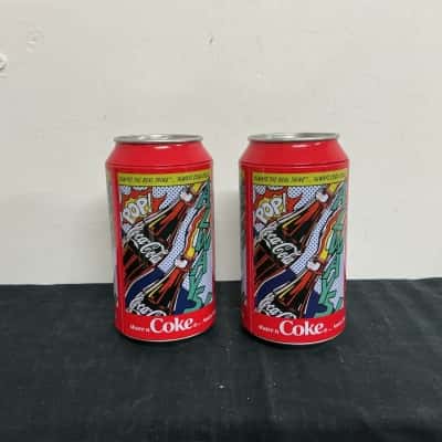 2 x Vintage Coca-Cola Money Box Tins 