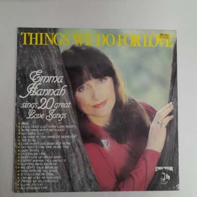 'Things we do for love' Emma Hannah sings 20 great Love Songs Vinyl Endeavour record 