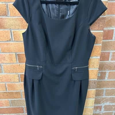 Basque Women’s Size 14 Black Midi Dress 