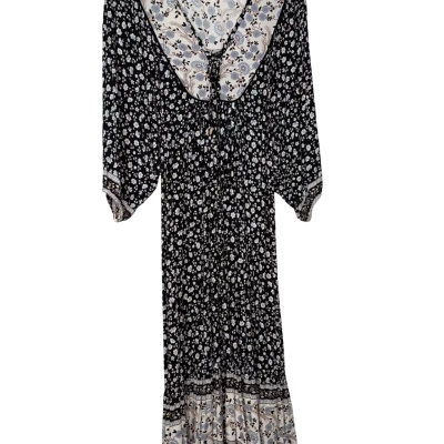 Barefoot Blonde Floral printed dress  Size 8 