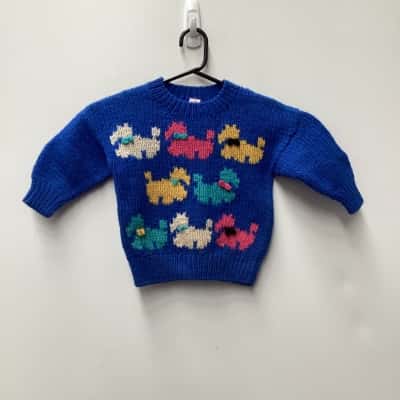 Target vintage Kids Blue / Multicoloured jumper
