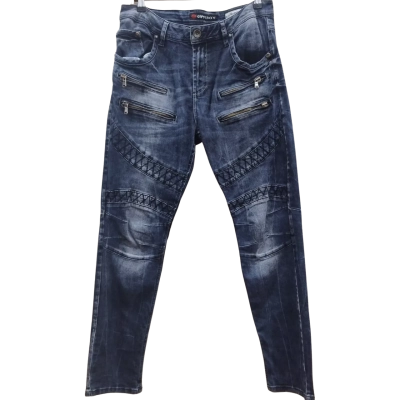 Cipo&Baxx Mens Size 34 Straight Leg Jeans Blue (4)