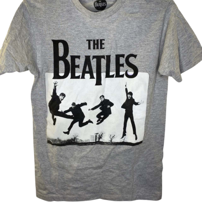 The Beatles Mens T-shirt Size S Black  / Grey 