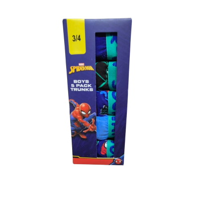 Marvel Kids Size 3/4 Spiderman Trunks
