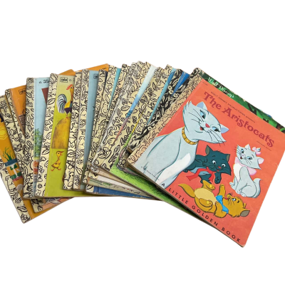 VINTAGE GOLDEN BOOKS - Set of 19 - 