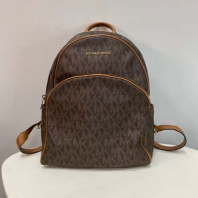 Michael Kors Womens Medium Backpack Brown 