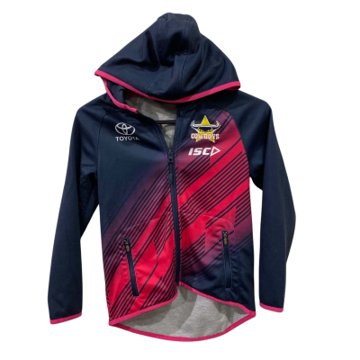 NRL Authentics  Cowboys Girls Jacket Navy Blue 