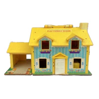 Vintage Fisher Price Little People Play Family House