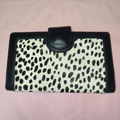 Status Anxiety Womens Wallet Black  / White 