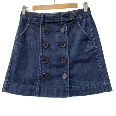 Country Road Denim Mini Skirt Dark Blue Size 4