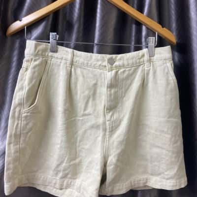 STUSSY Women's Yellow Denim Shorts Size 10 BNWT 
