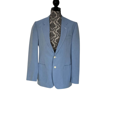  Mens  Size L Blazer Blue Made In England 