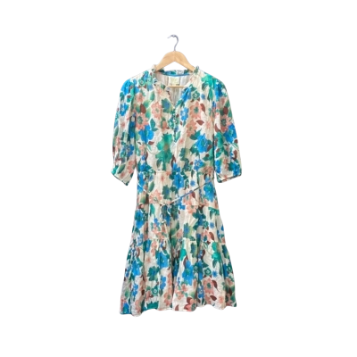 Boho Bird Size 18 Casual Dress Cream/Floral/Multicoloured/Pattern BNWT